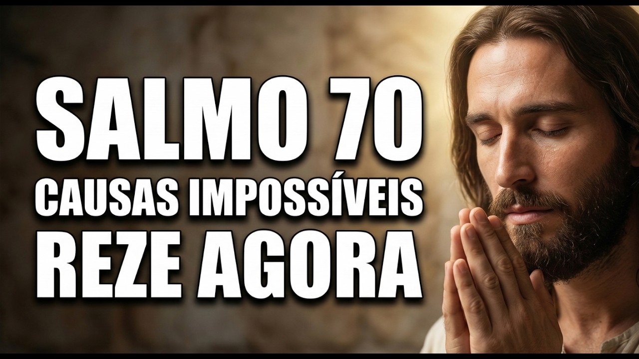 SALMO 70: A Oração Forte que Deus atende para Causas Impossíveis
