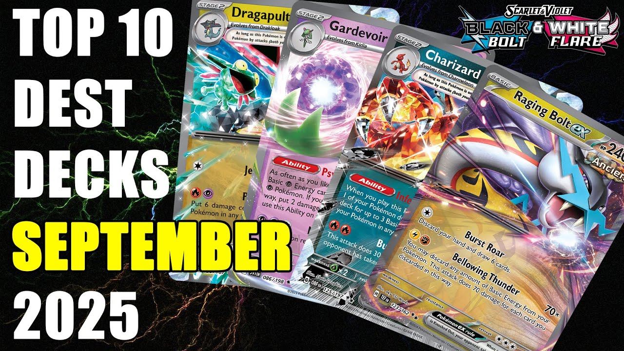 Pokémon TCG September 2025 Meta – The 10 Best Decks After Worlds