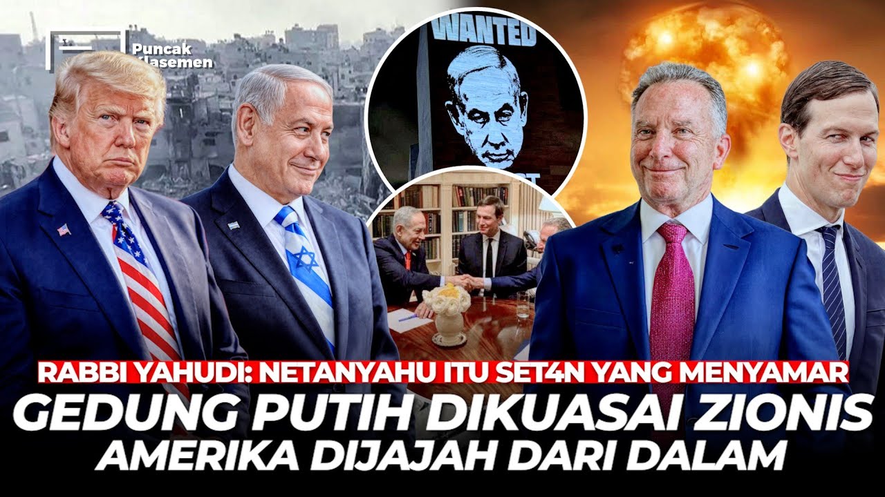Amerika Di Ambang Penjajahan Makin Gampang Disetir Israel “Trump Diperbudak Zionis” Netanyahu Menang