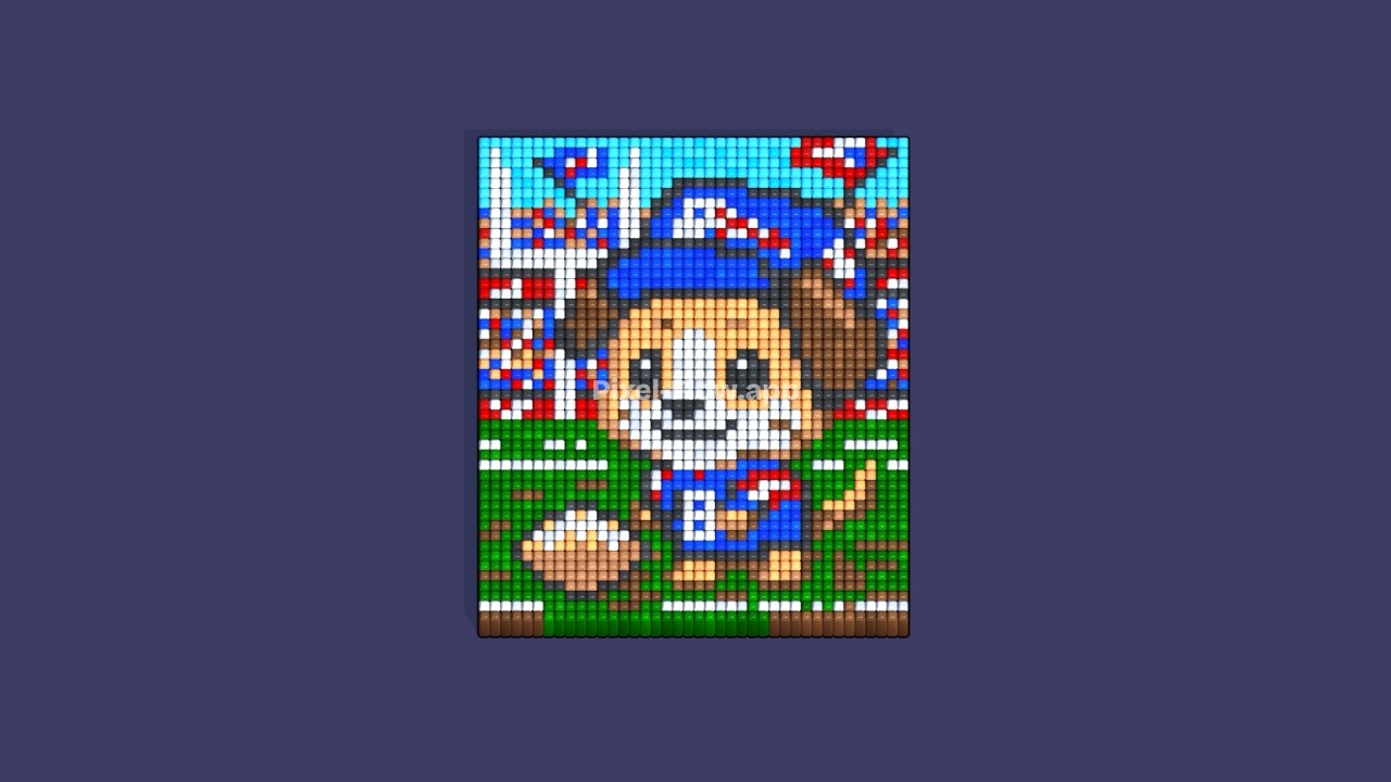 Pixel Flow Level 747 Solution Walkthrough - American Football