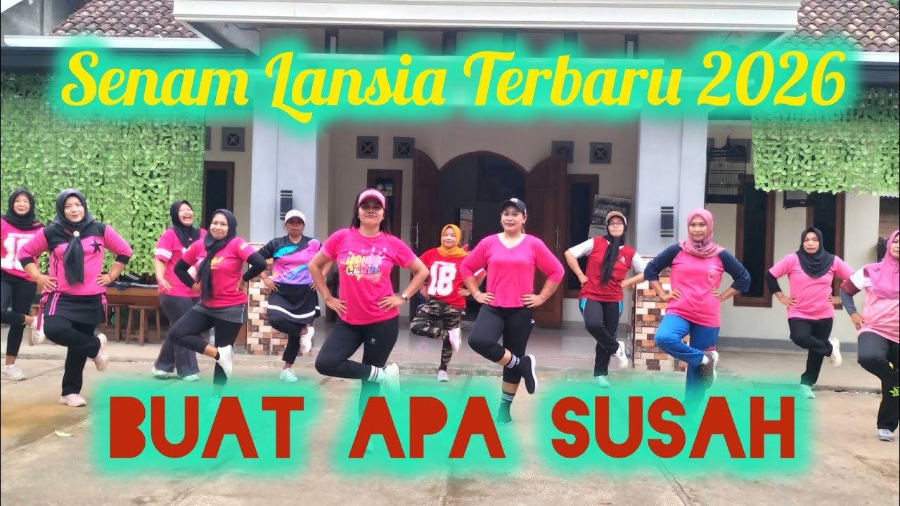 BUAT APA SUSAH //SENAM LANSIA MUDAH //LAGU NOSTALGIA //FINA KREASI 