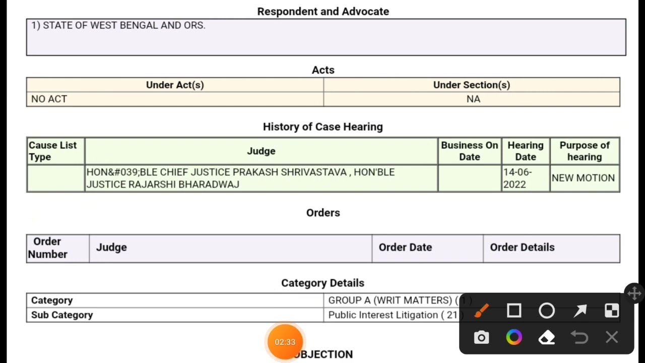 calcutta university online exam court case update