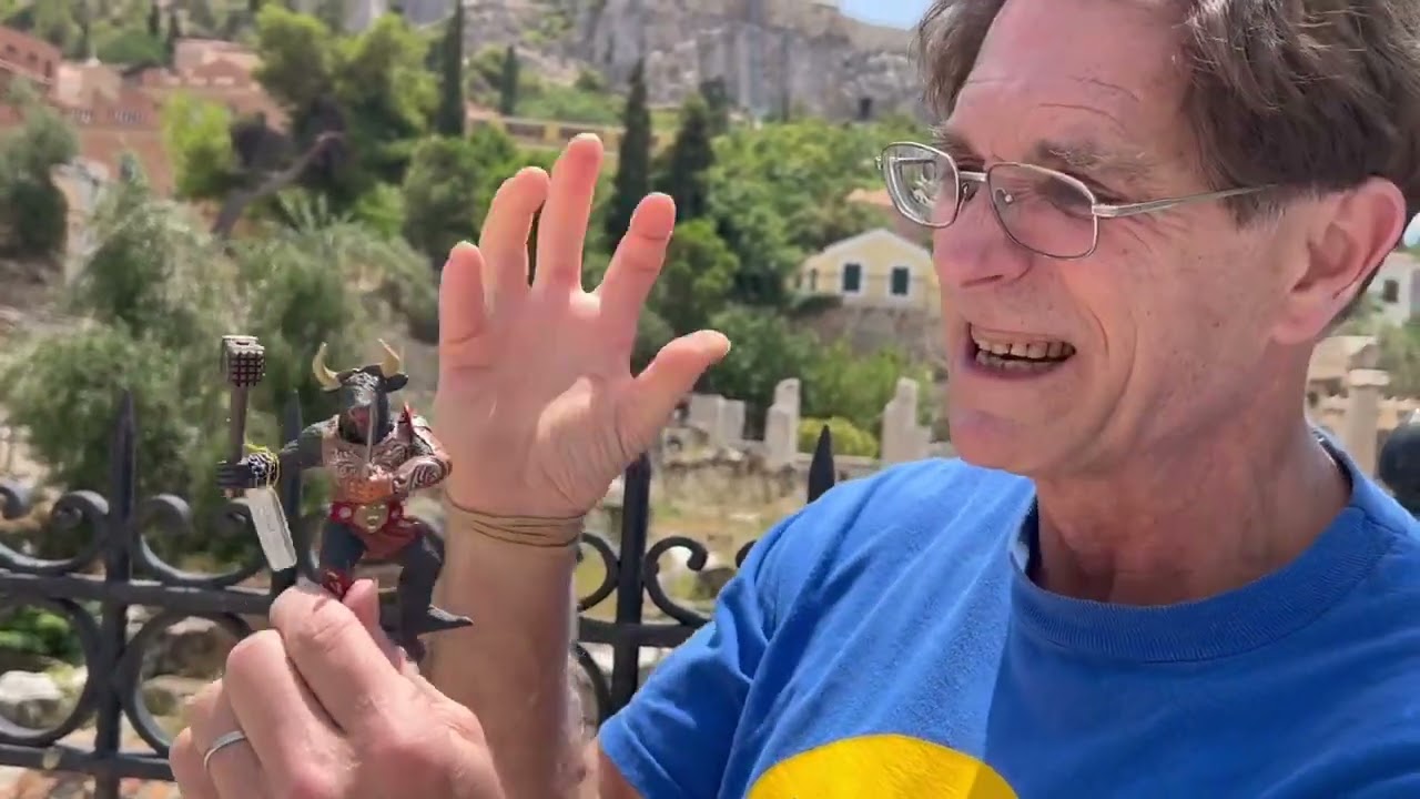 Some cool toys I got in Greece. Lets open them up.  Ruins, epic history and Monsters