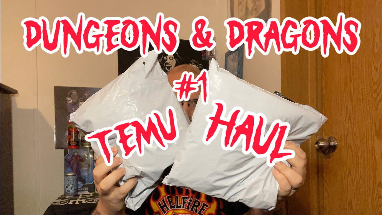 Dungeons and Dragons Temu Haul #1