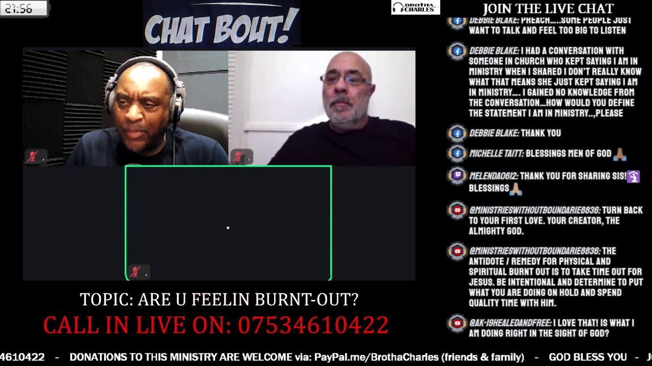 THE CHATBOUT TALKSHOW - 02.12.25 - TOPIC: ARE U FEELIN BURNT-OUT?