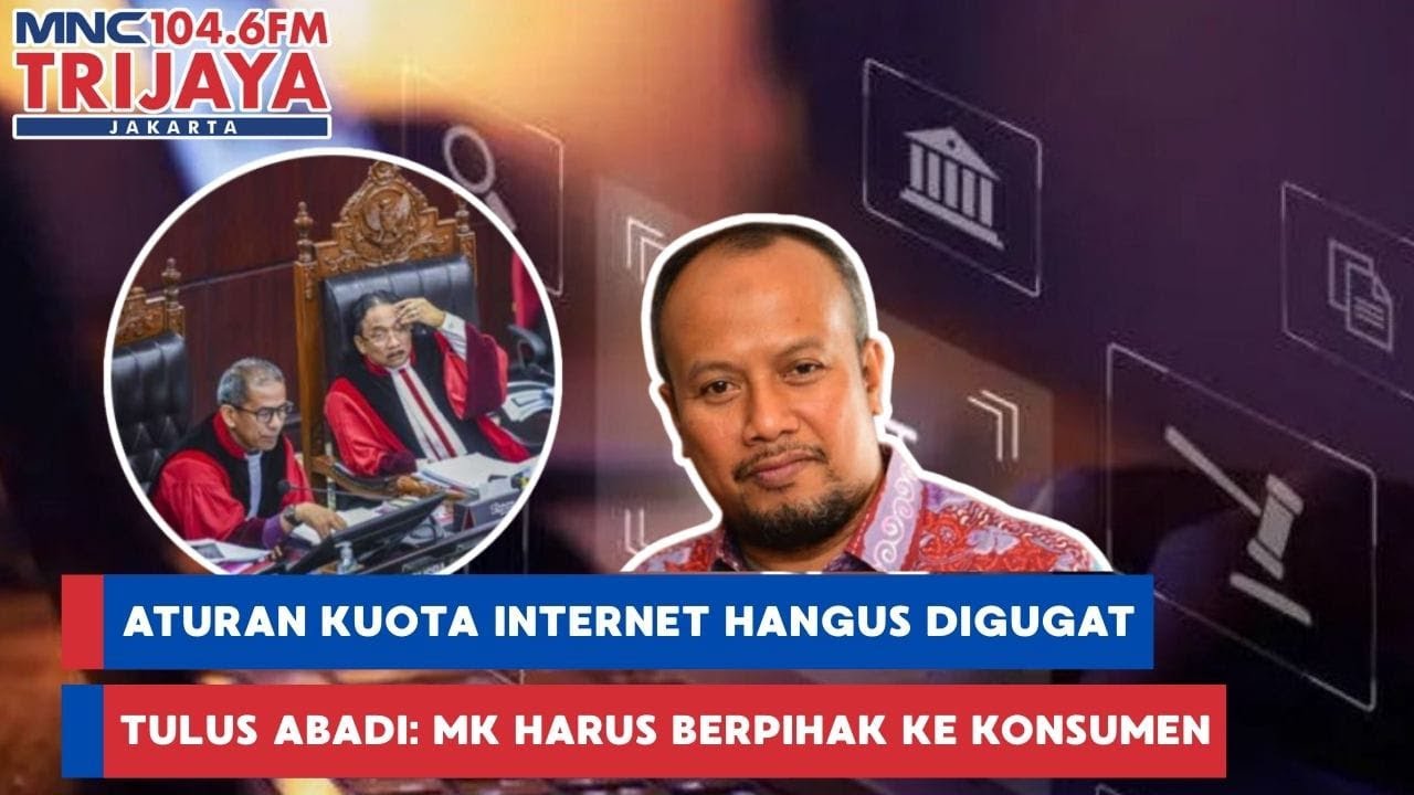 Aturan Kuota Internet Hangus Digugat, Tulus Abadi: MK Harus Berpihak ke Konsumen | THT Pagi