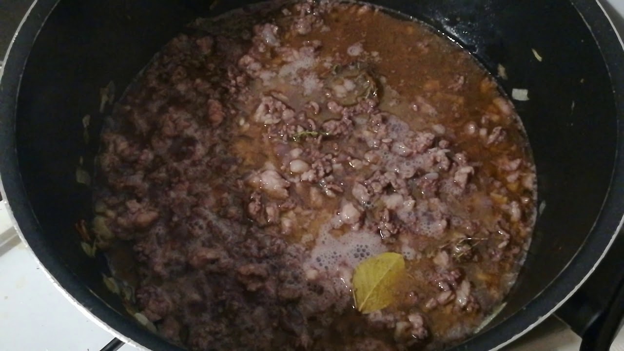 sauce Bolognaise originale au vin rouge