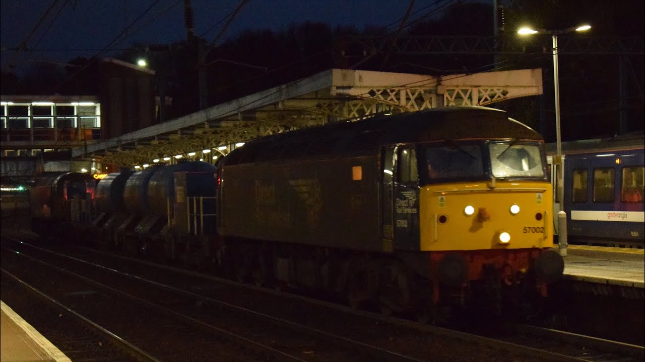 57002 and 57007 power through Ipswich with 3S60 - 7/11/18