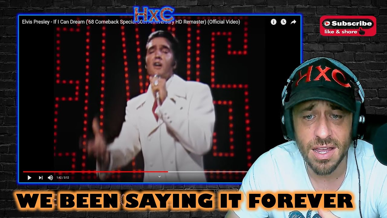 Elvis Presley - If I Can Dream ('68 Comeback Special 50th Anniversary HD) (Official Video) Reaction!
