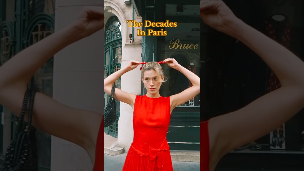 The Decades in Paris💌 What&rsquo;s your fave?  60s dress & 80s top made by me💫 #short #fashion #vintage