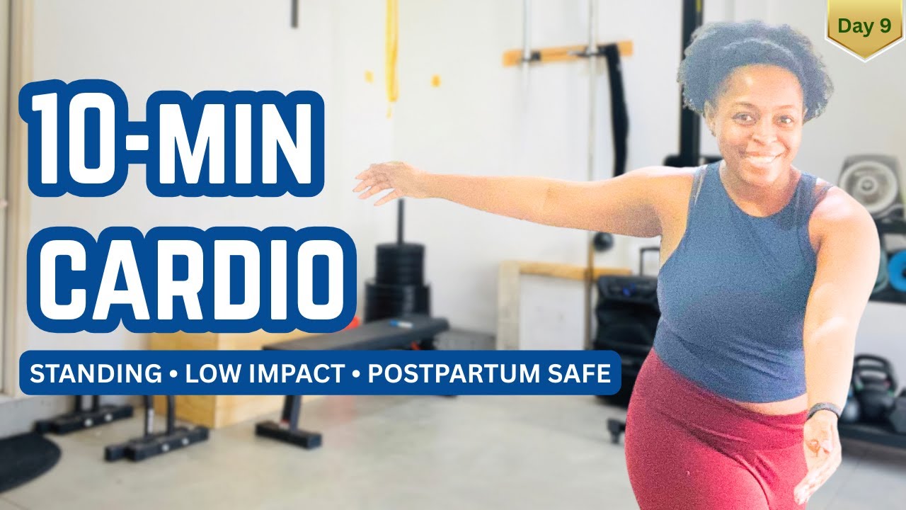 Day 9 | 10-Min Low Impact Cardio Intervals | Beginner Friendly | Standing Postpartum Workout