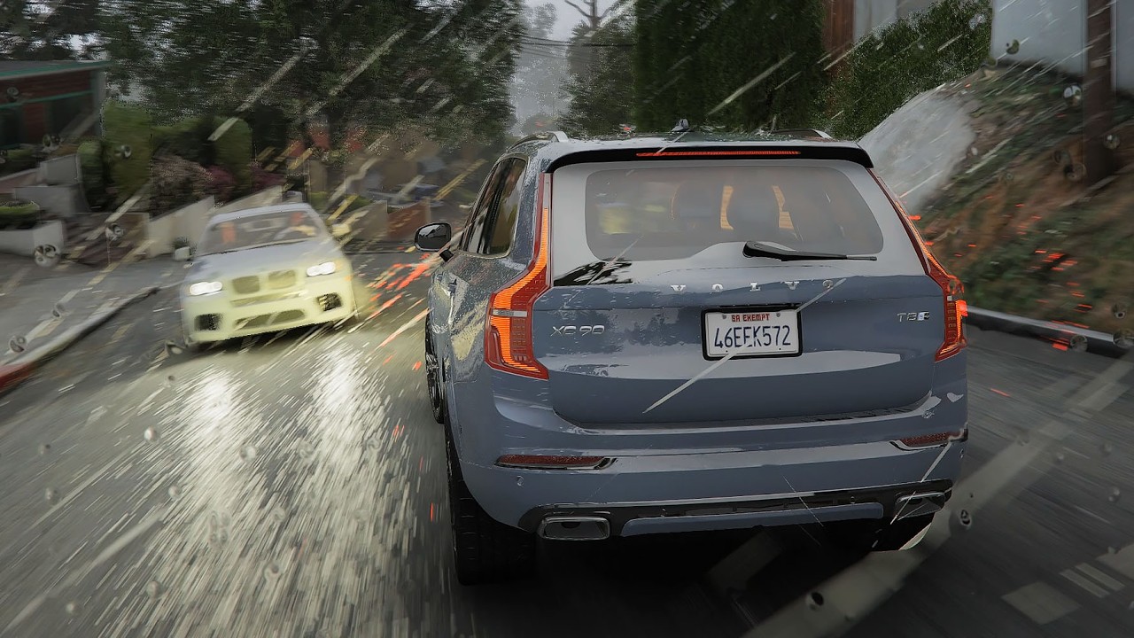 GTA 5 Real Life Graphics Mod And Realistic Traffic Enhancement Showcase On RTX4090 Ultra Settings 