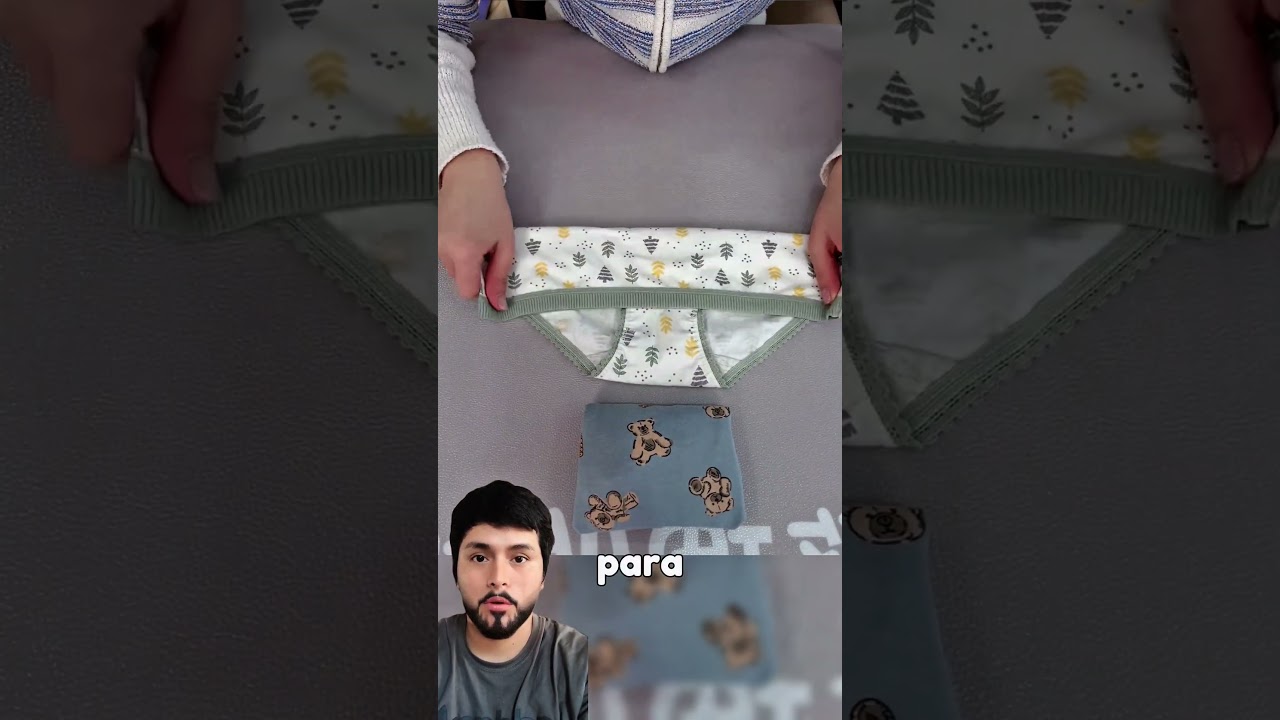 Truco para doblar ropa interior