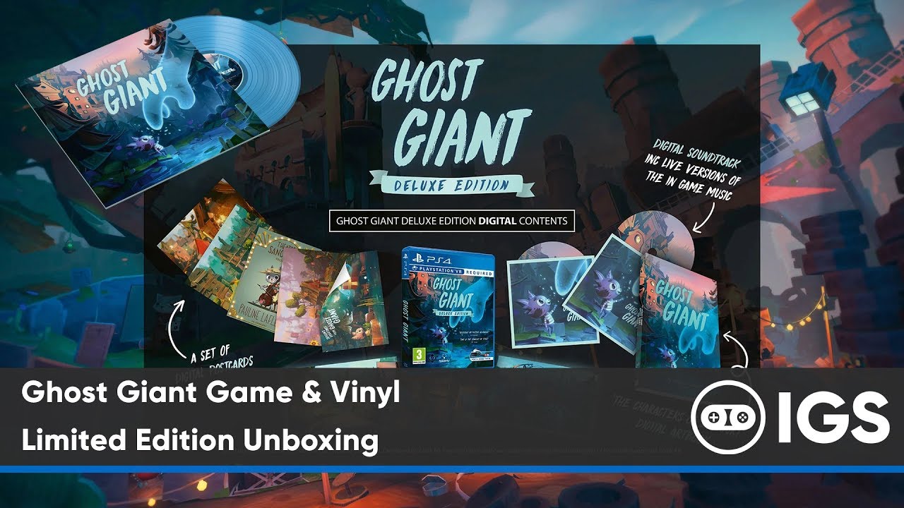 Ghost Giant Game & Vinyl Limited Edition | Unboxing