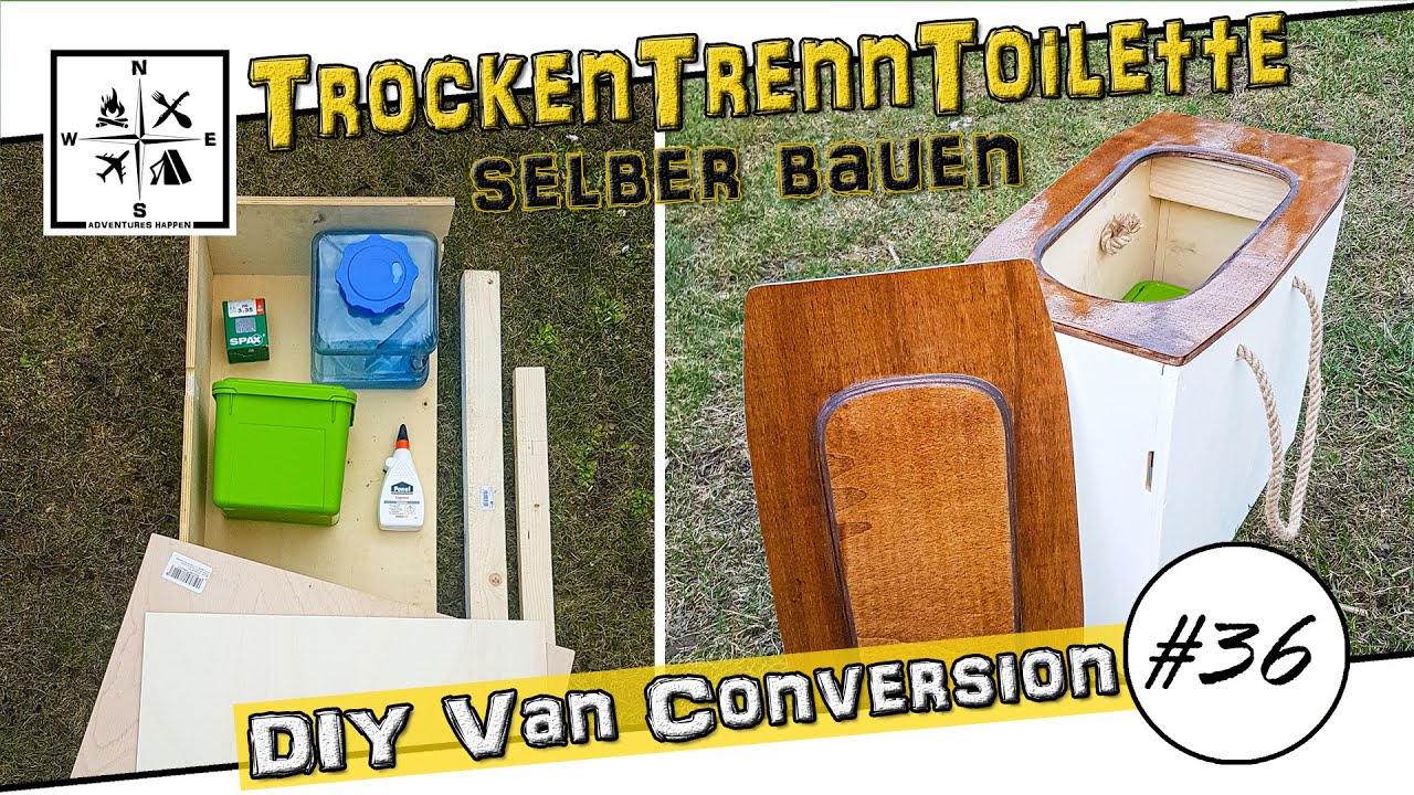 DIY Camper Toilette selber bauen - für unter 50,- €! | DIY Van Conversion 36 Renault Master