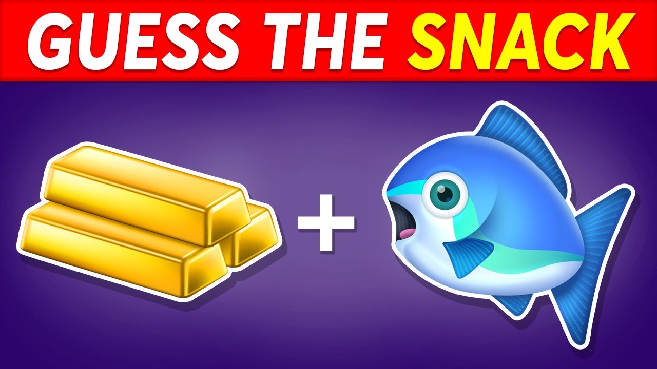 Guess the Snack by Emoji 🍟 | Emoji Quiz Challenge 2024