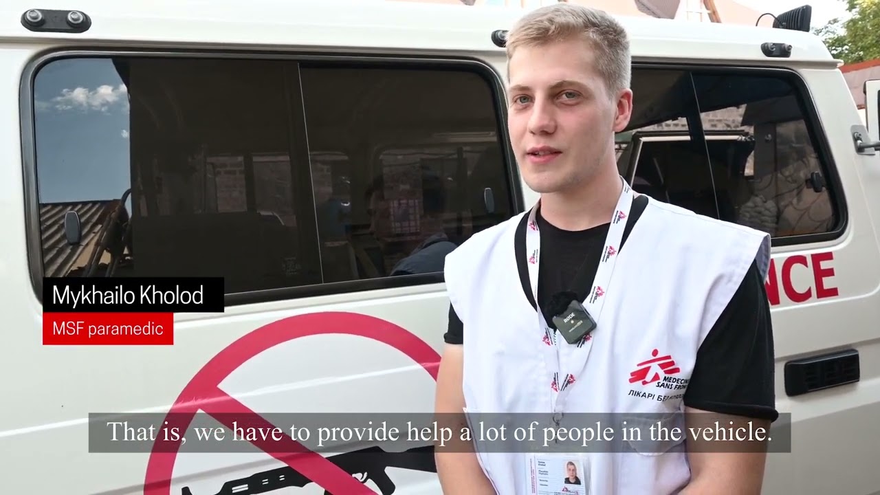Ukraine: Meet our ambulance crews