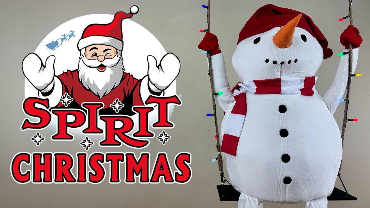 Swinging Snowman Animatronic 2024 Spirit Christmas Unboxing & Demo