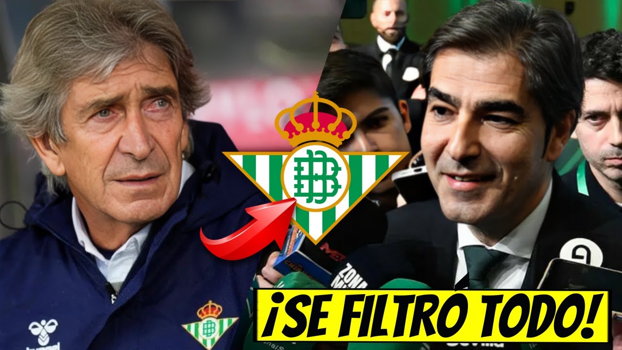¡BOMBA URGENTE! ¡EL BETIS MUEVE DINERO! ¡NADA ES CASUAL!