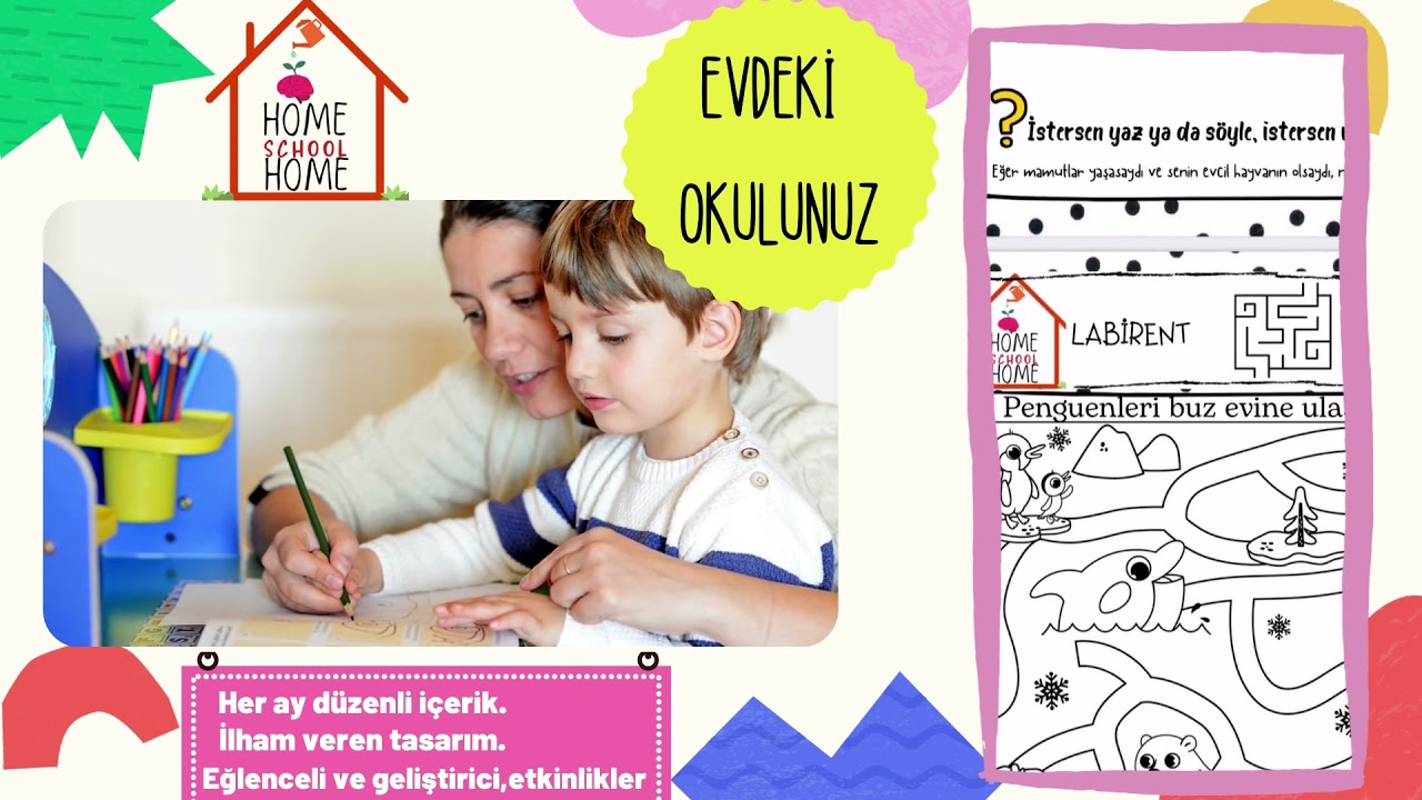 AYLIK EVDE OKUL PROGRAMI