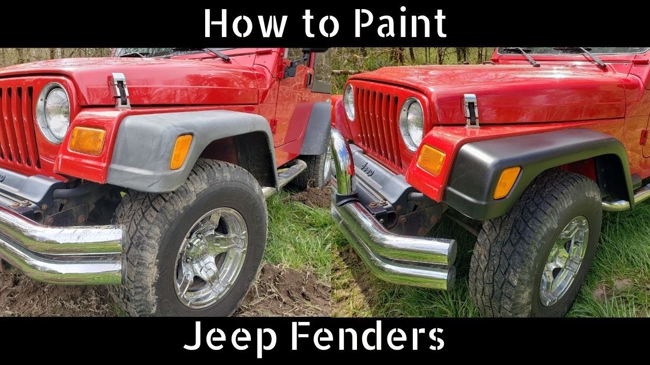 How to Paint Jeep Fenders