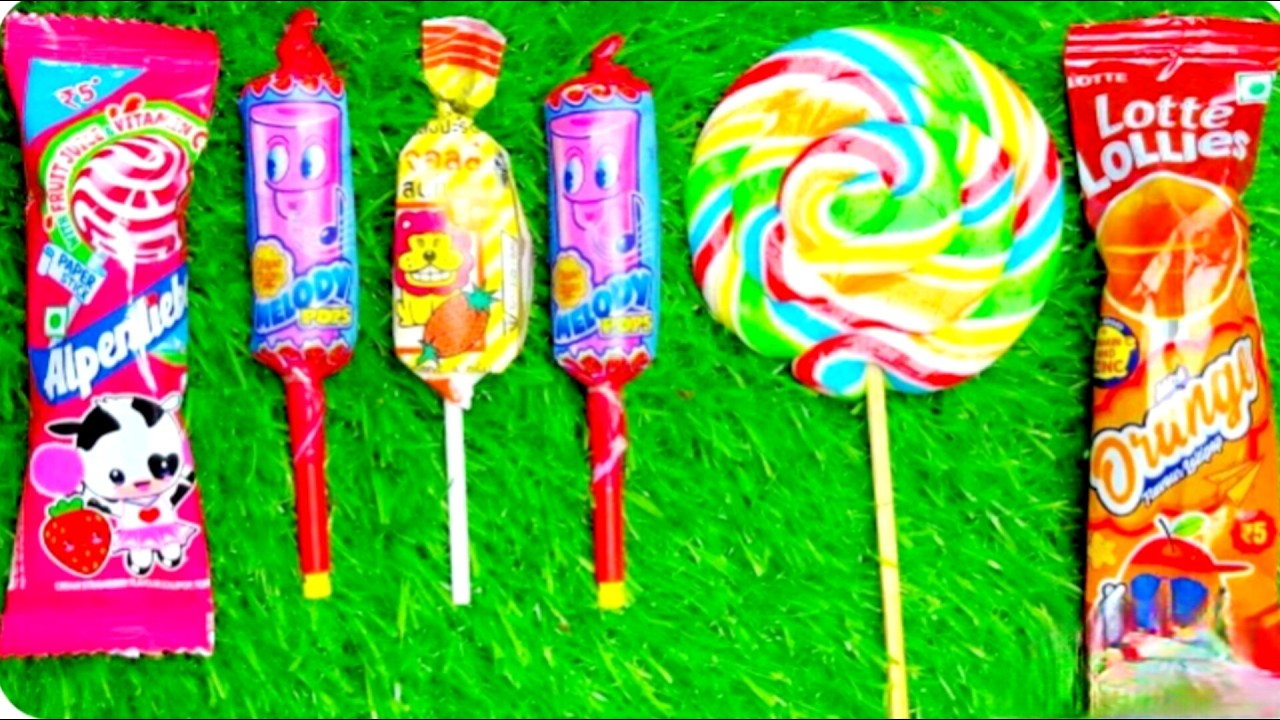 Satisfying chocolate video Asmr | rainbow lollipops | asmr eating video | mars vs crispello vs fuse