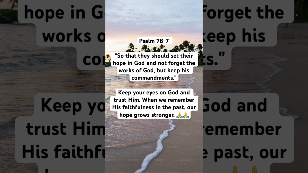 Place Your Hope In Him🙏 #hopeinchrist #hopeingod #faithful #trustgod