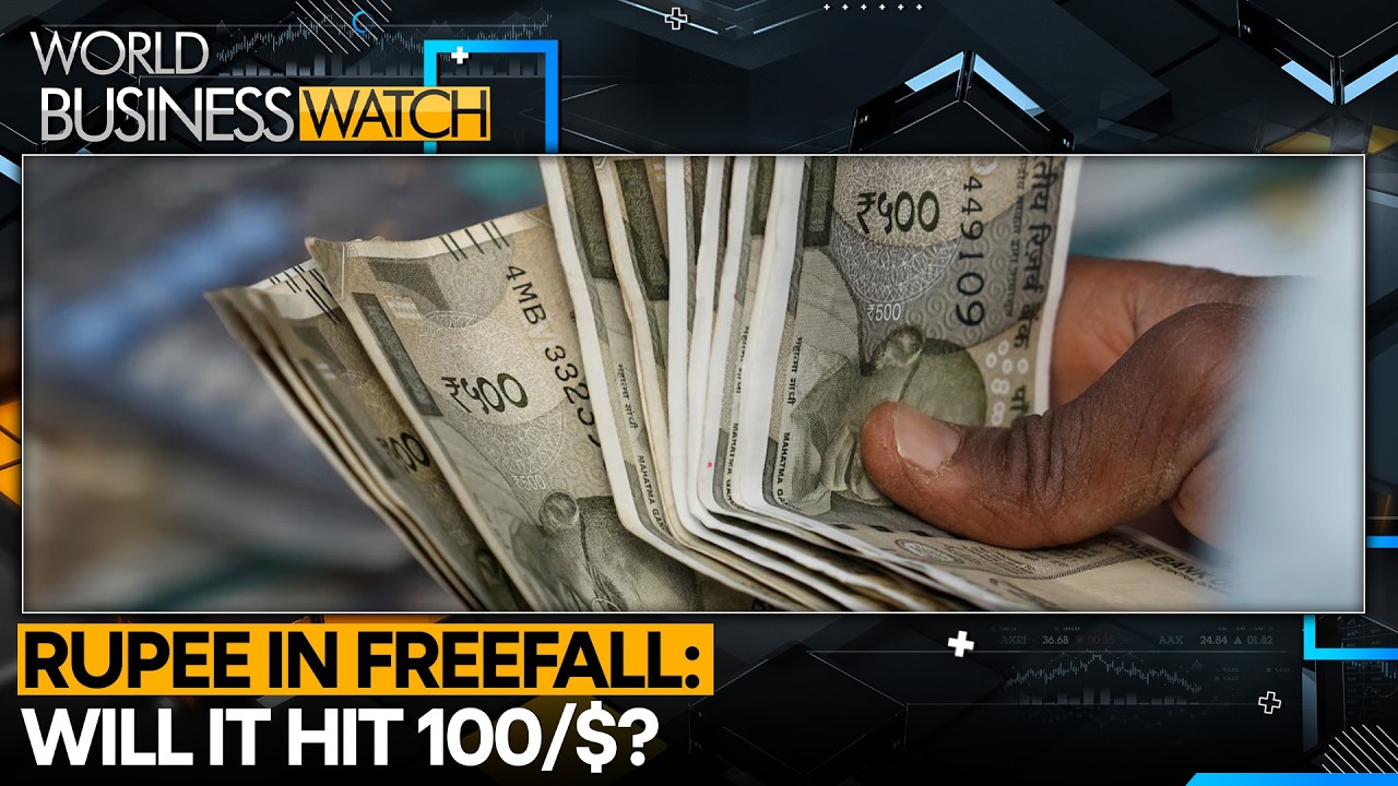 Oil Shock Sends Rupee to Record Lows | WION World Business Watch