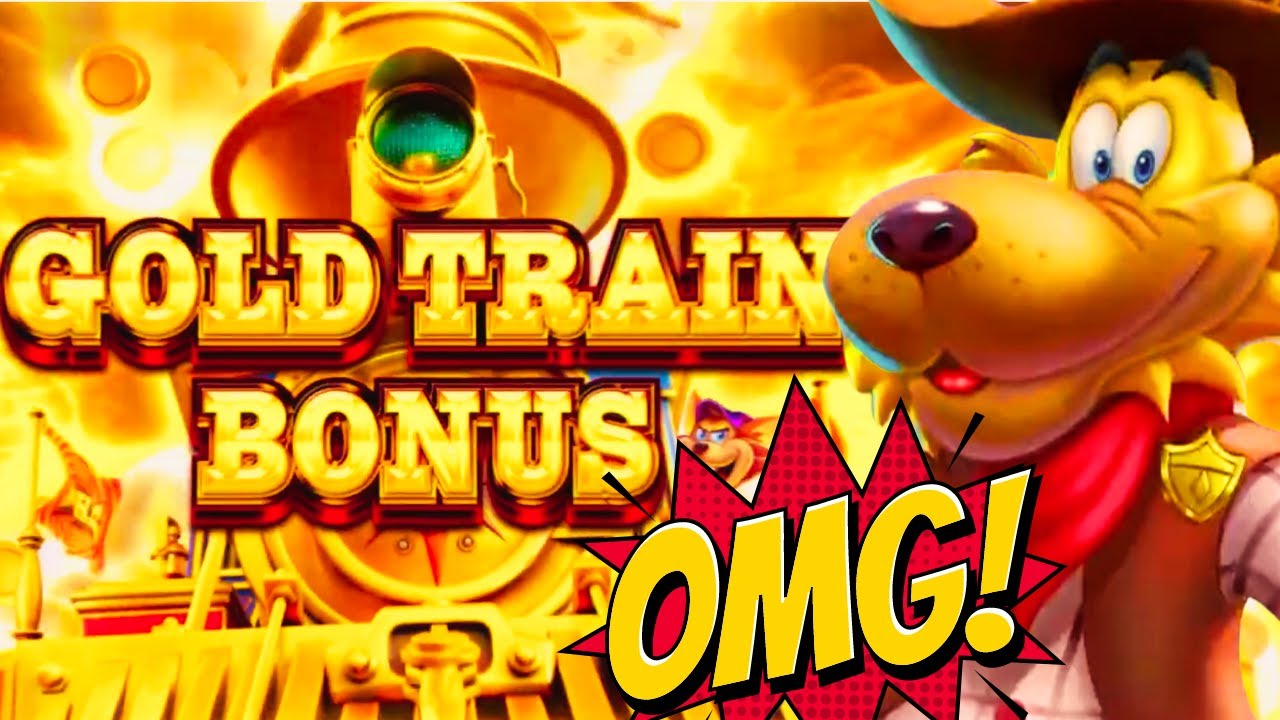 OFF WE GO!! GOLD TRAIN BONUS HUGE WIN! 🤑 🚂 RAILROAD RICHES Slot Machine (SEGA SAMMY)