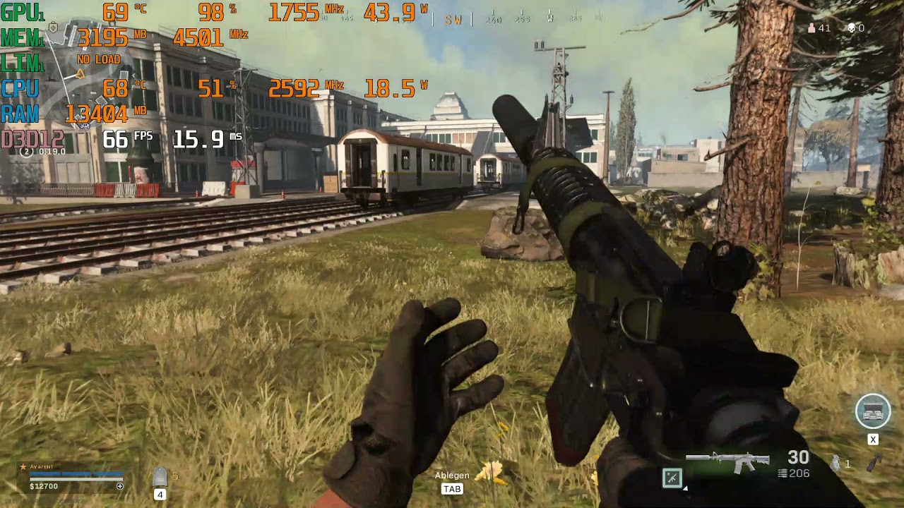 DELL XPS 7590 Call of duty Warzone Gameplay