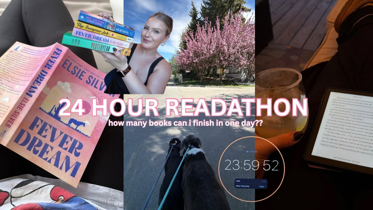 4 BOOKS IN A DAY?! | 24 hour readathon!