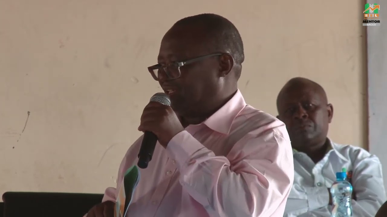 Mr. Eliud Nguma, chairman Mentor Sacco.