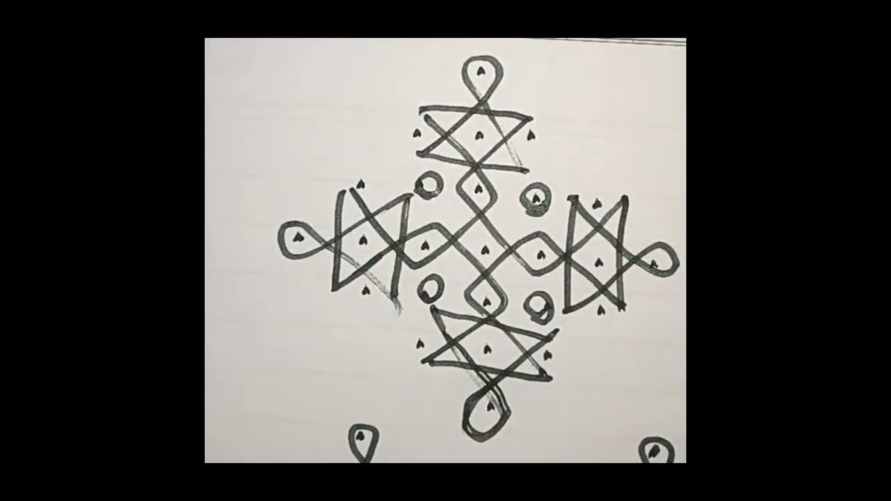 Daily easy muggulu | simple muggulu | Daily muggulu | easy rangoli |chukkala muggulu 