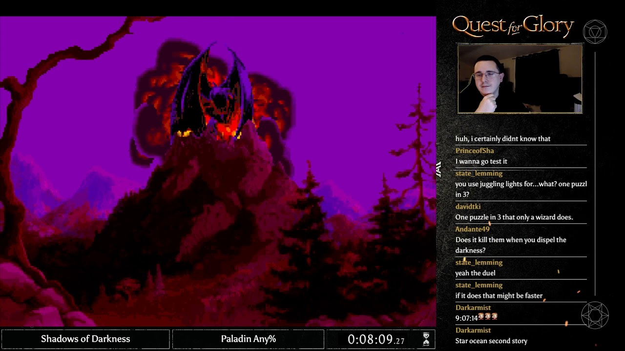 Quest for Glory IV: Shadows of Darkness Speedrun Paladin Any% World Record [22:59]