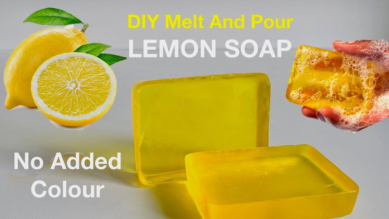 How To Make Home Made LEMON SOAP To Remove All Stubborn Pigmentations (Melt And Pour)