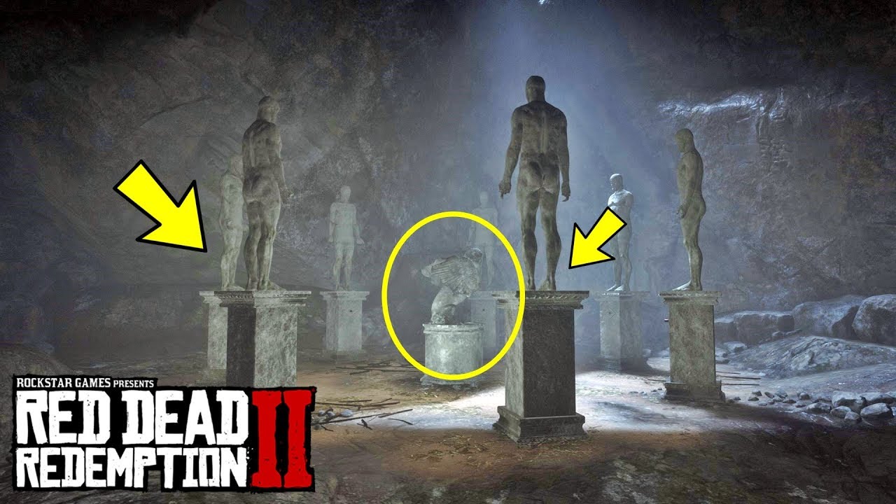 RED DEAD REDEMPTION 2 - STRANGE STATUES EASTER EGGS (THE BEST SECRETS & EASTER EGGS)