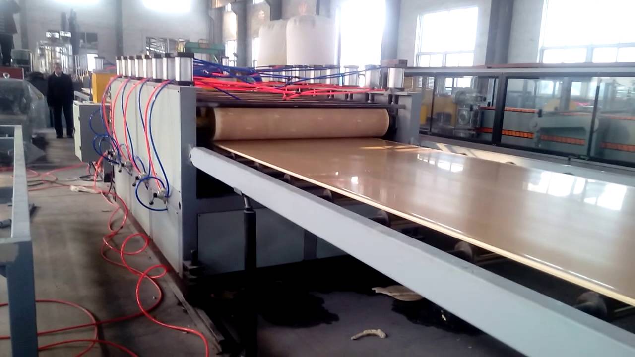 WPC PVC Board Production Line---PVC powder+ wood powder