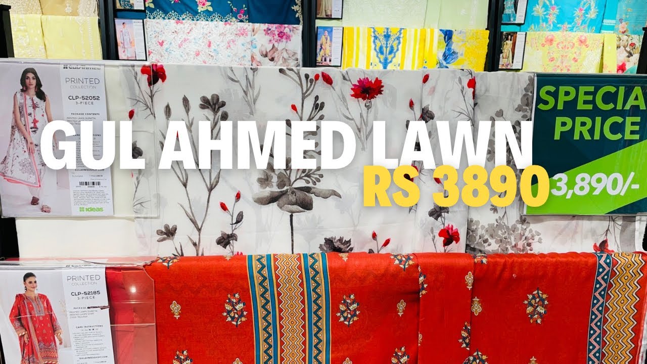 Gul Ahmed Lawn Sale 3890 Special Price | Latest Collection 2025