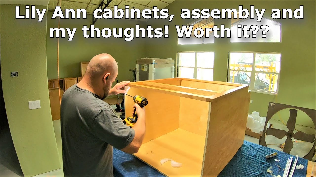 Lily Ann cabinets worth it?? DIY assembly and my thoughts! #496