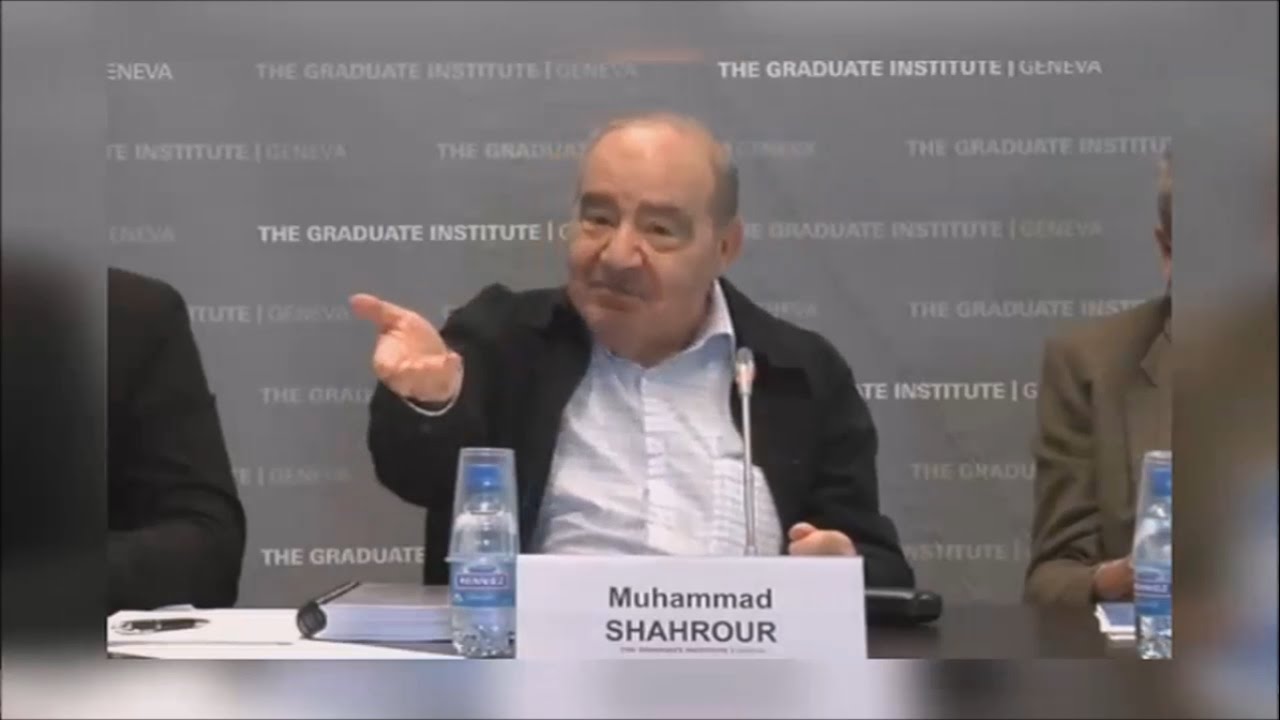 محاضرة رائعة للدكتور محمد شحرور في ندوة جنيف 2013 كاملة