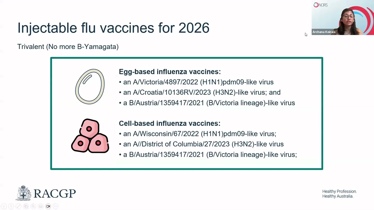 Live Attenuated Intranasal influenza vaccine webinar
