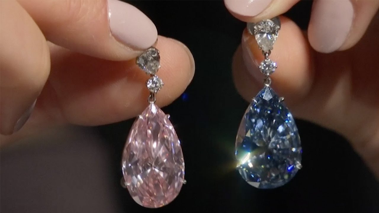 Diamond earrings sell for world record US$57 million