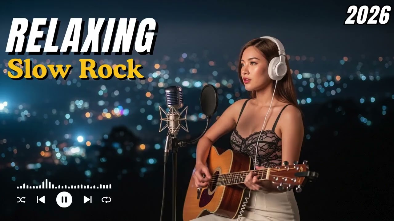 Slow Rock for Studying – Soft Rock Music for Focus & Calm Mind
