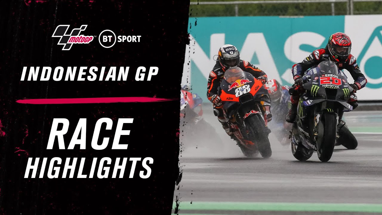 MotoGP Highlights: Indonesia (2022) | Monsoon conditions caused chaos and concern