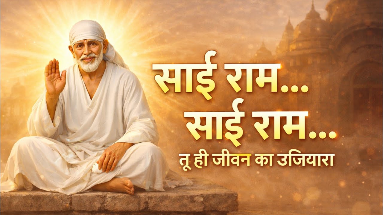 साईं राम… साईं राम… | Sai Baba Bhajan | तू ही जीवन का उजियारा | Peaceful Sai Bhajan