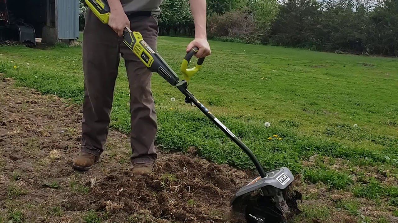 Ryobi expand it 40v tiller inital thoughs