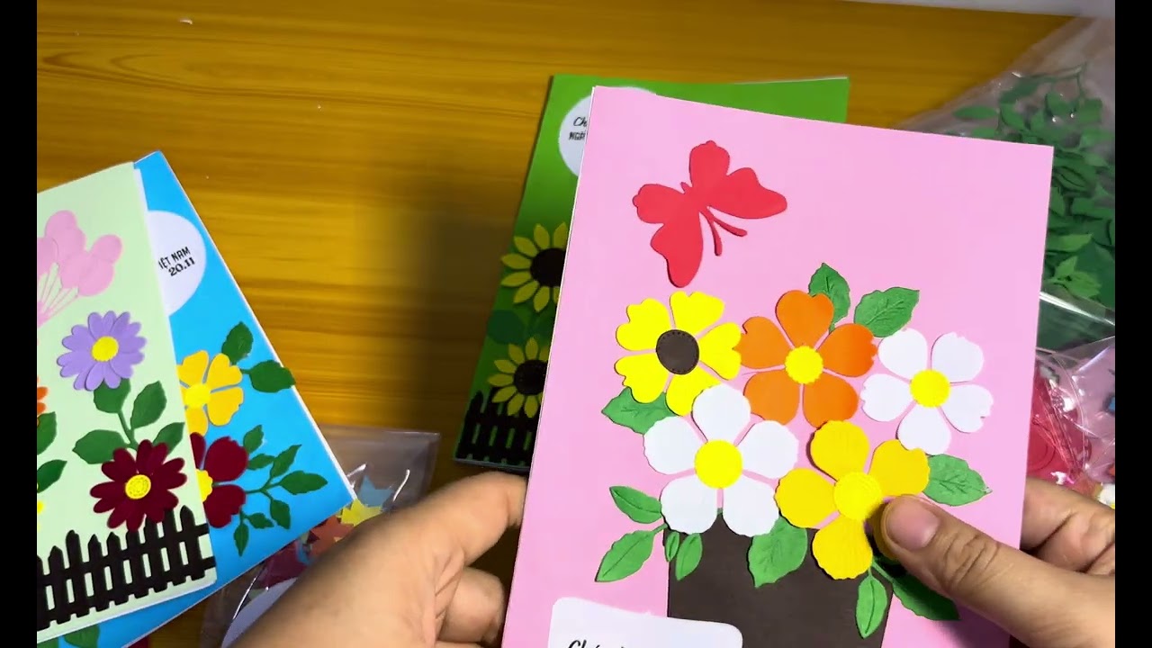 Gửi nguyên liệu và thiệp mẫu đi nhà sách ở Tây Nguyên