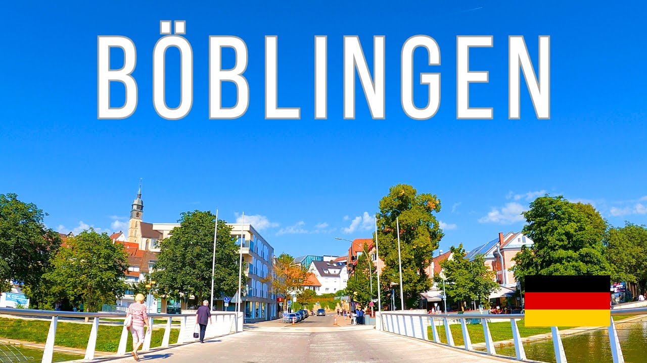 B&ouml;blingen⎥Entdecke die Stadt im Vorbeifahren Deutschland 4K
