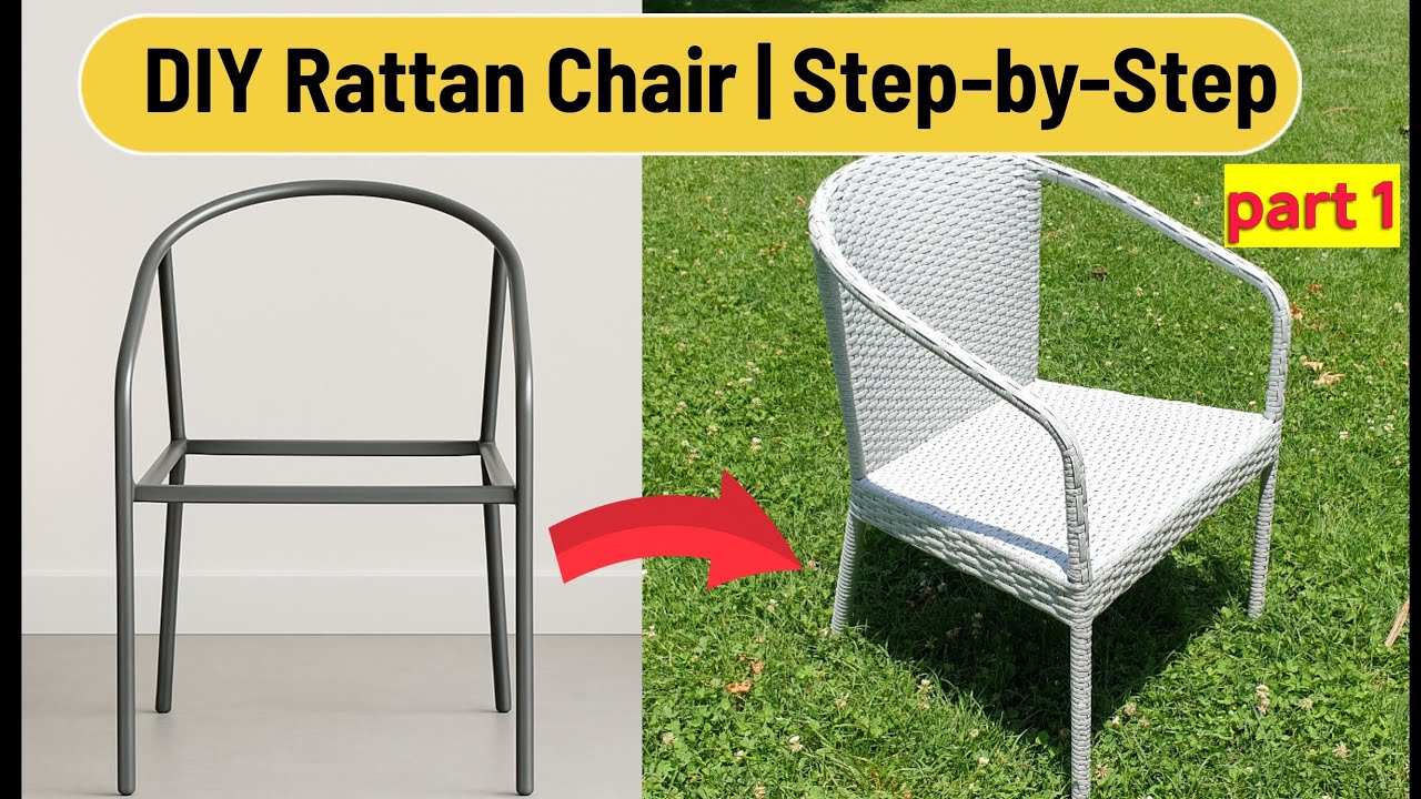 DIY Outdoor Rattan Chair | Full Handmade Tutorial from Scratch