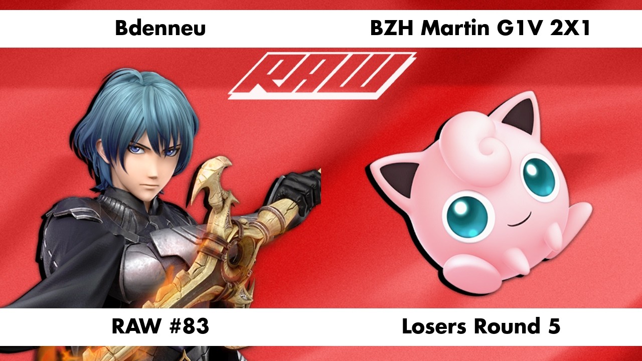 RAW #83 [LR5] Bdenneu (Byleth) Vs. BZH|Martin G1V 2X1 (Jigglypuff)